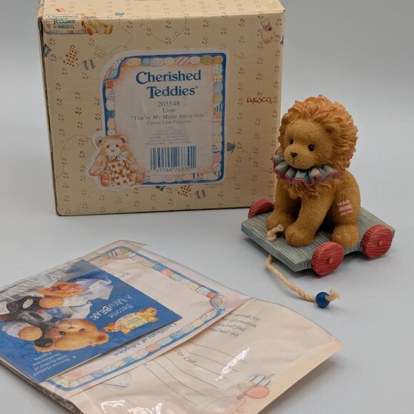 Cherished Teddies Lion "You're My Mane Attraction" (203548) 1996 - Picture 2 of 10